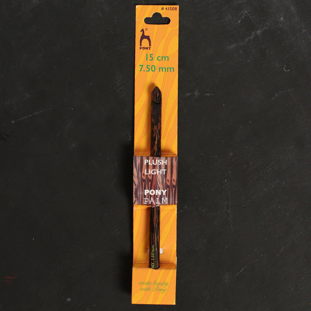 Pony Palm 7.5 mm 15 cm Ahşap Yün Tığ - 41508